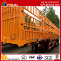 3 Axles Stake Tri-Axle Fence Tansport Semi Trailer Livestock & Farm Goods Carrier Cargo Trailers